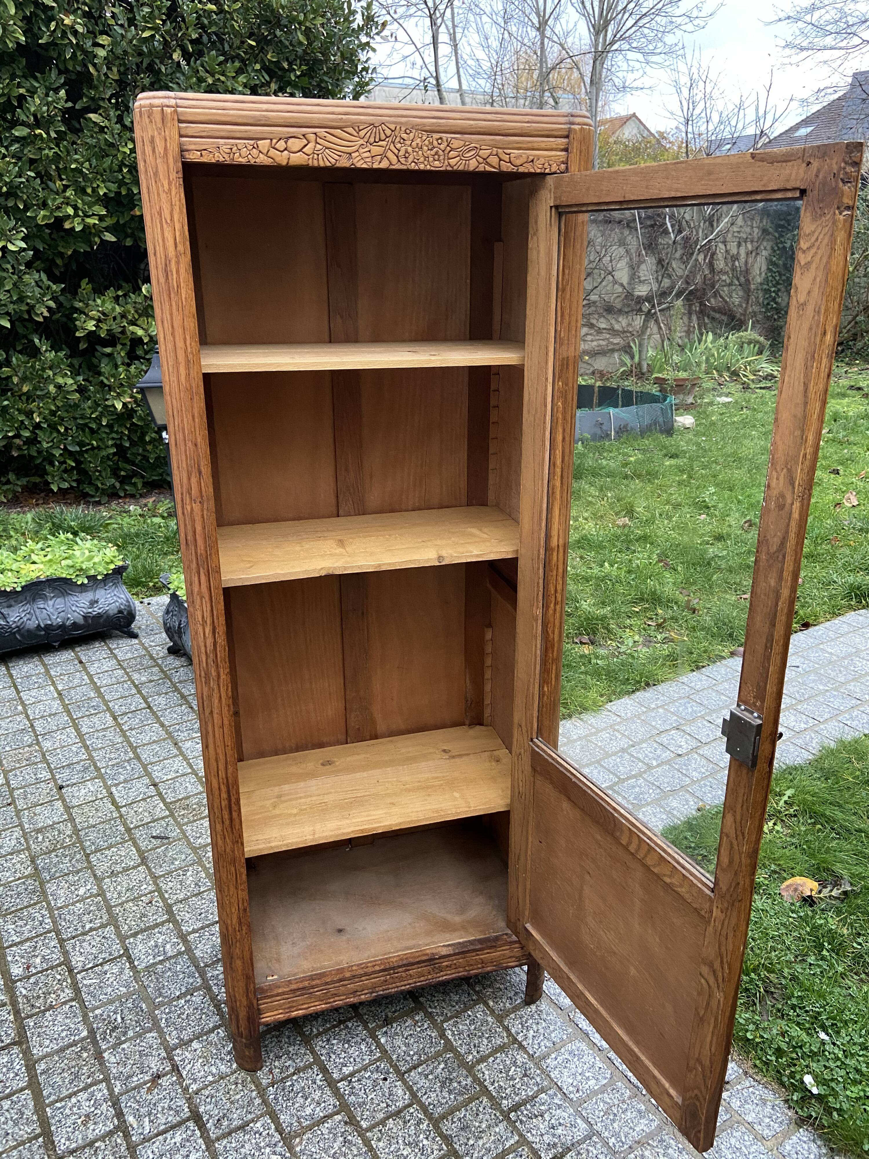 Art deco showcase cabinet 1930/40