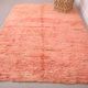 Vintage Moroccan rug 175 x 246 cm - Handmade Berber Rug - Pink Wool Rug