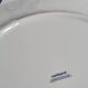 Set of six plates "Cacharel" porcelain with floral decoration, 27 cm