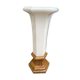 Column wears vintage plant