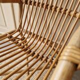 Children's rattan armchair chair