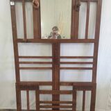 Coat racks, solid wood locker room