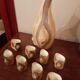 Vallauris faux wood  liqueur service