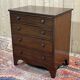 Commode anglaise en acajou des années 1930