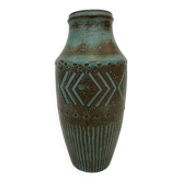 Vase en céramique d'Allemagne de l'Ouest 44 cm