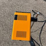Vintage lampe Samp manade 1970 orange boomerang