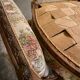 Pair of antique carved wooden armchairs