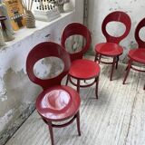 Set 6 chaises bistrot Baumann modèle Mouette
