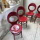 Set 6 chaises bistrot Baumann modèle Mouette