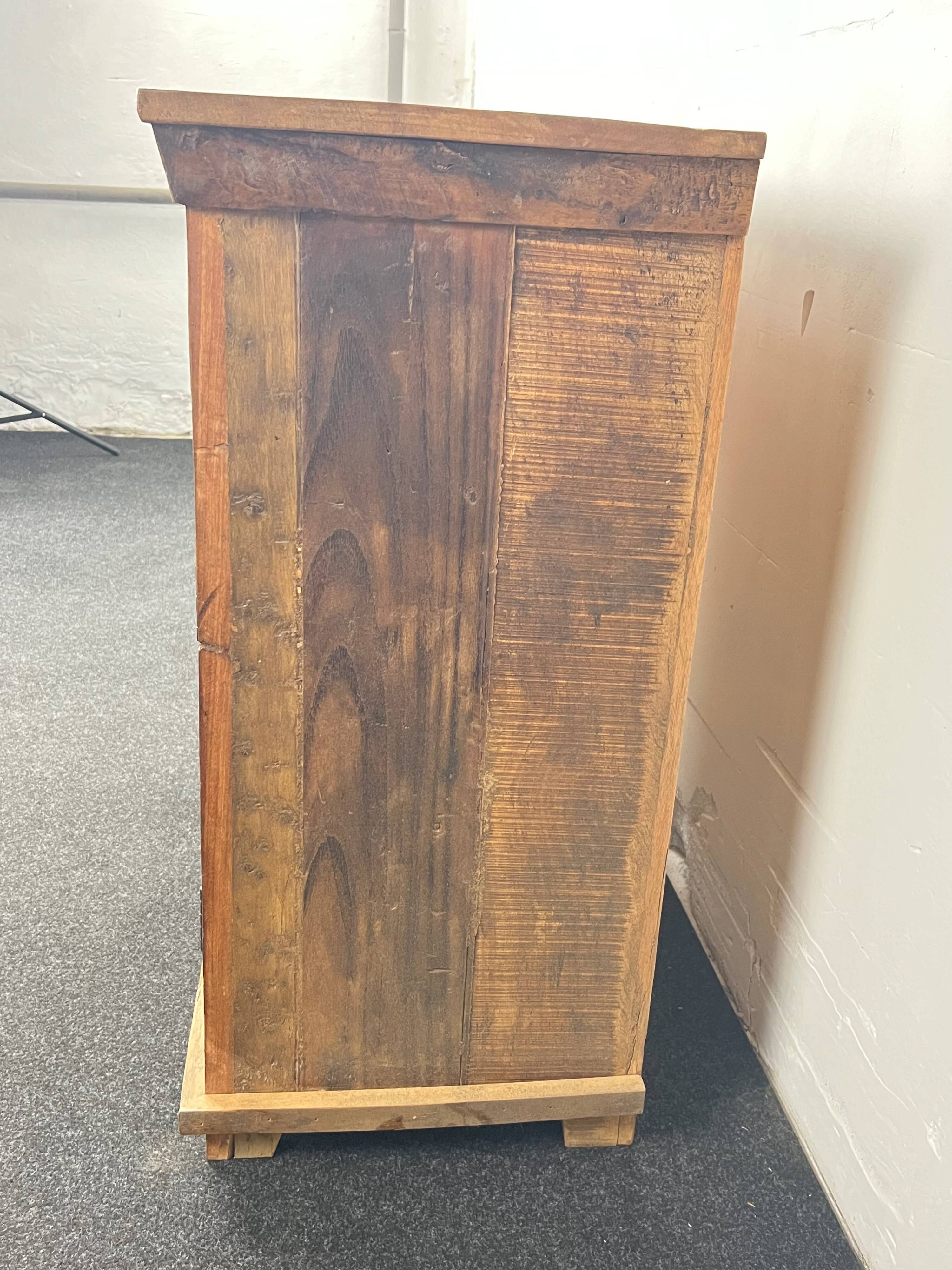 Small buffet in old wood