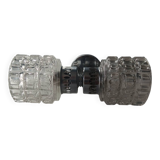 Applique murale en verre globe année 60