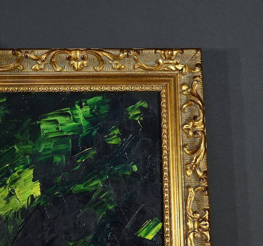 Important Oil on Canvas “La Tahitienne” signed Morillon – 1985