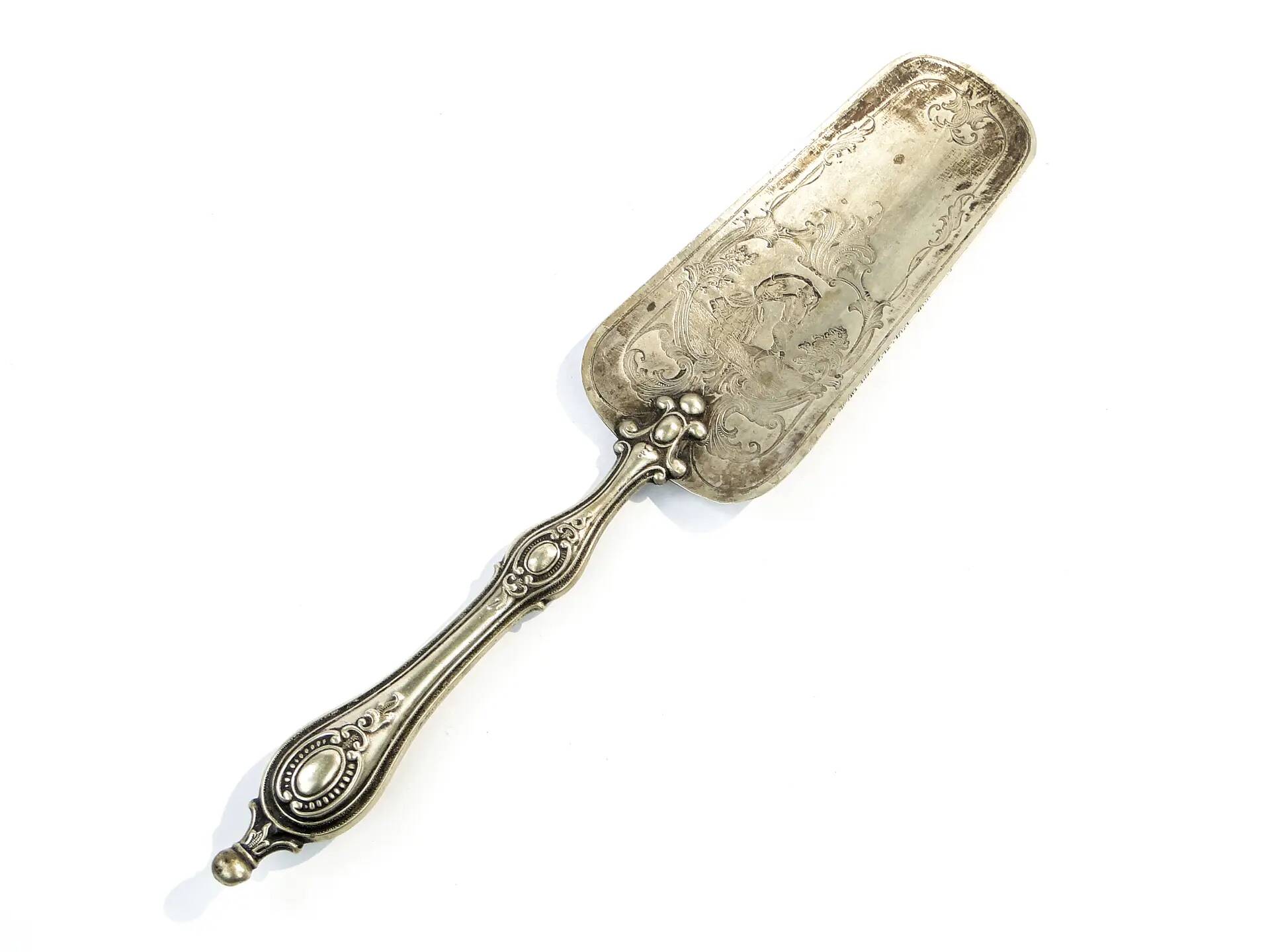 Cake server, Art Nouveau, France, early 20th century