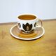 Vintage cup and saucer published by Boch La Louvière