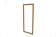 Scandinavian oak mirror, Sweden 1960, 127x49cm