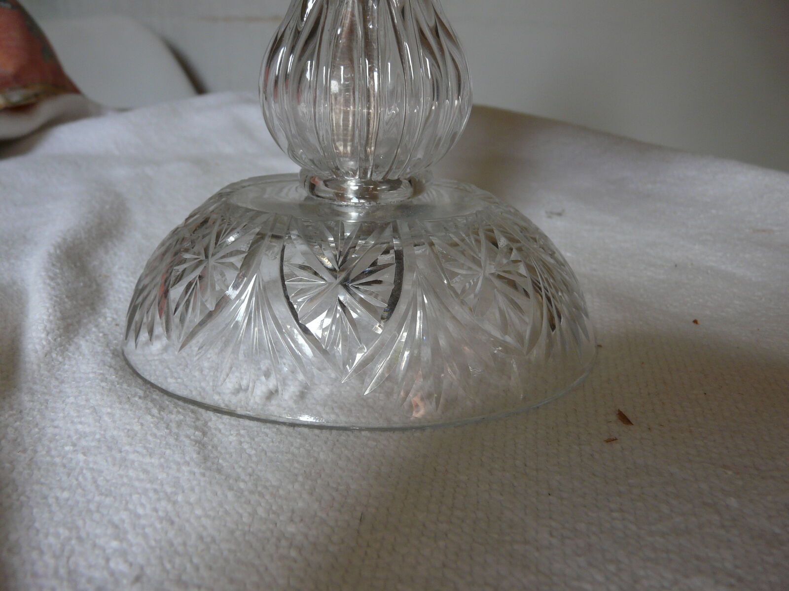 Carved Crystal lamp