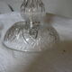 Lampe en cristal taillé