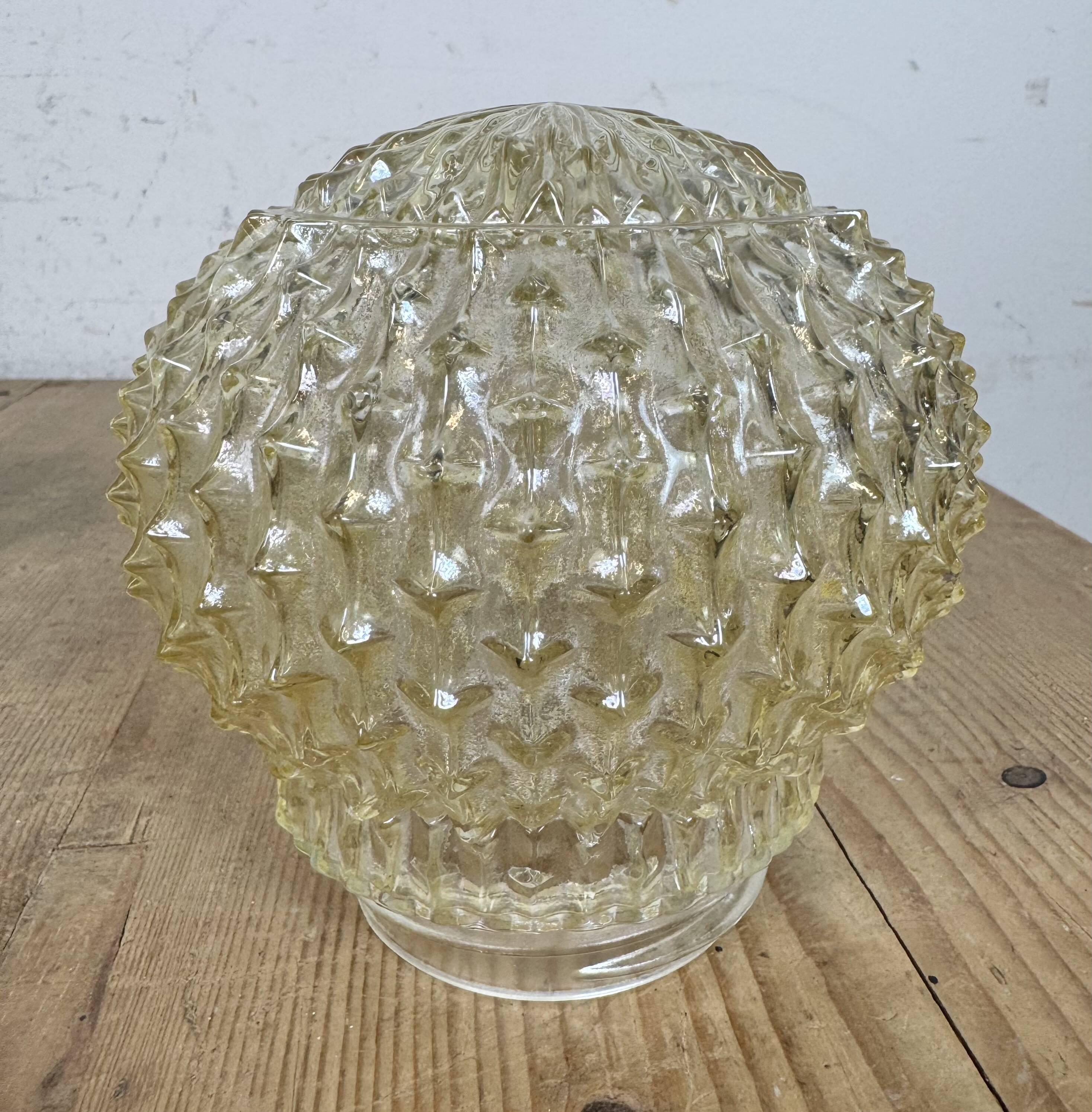 Vintage White Porcelain Ceiling Light, 1970s