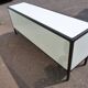 Wooden Sideboard - "Stollenlinie Brasilia" - German - 1960 - White - Black