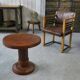Art Deco pedestal table attributed to Jules Leleu 1930s