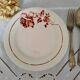 6 old flat plates mismatched in earthenware