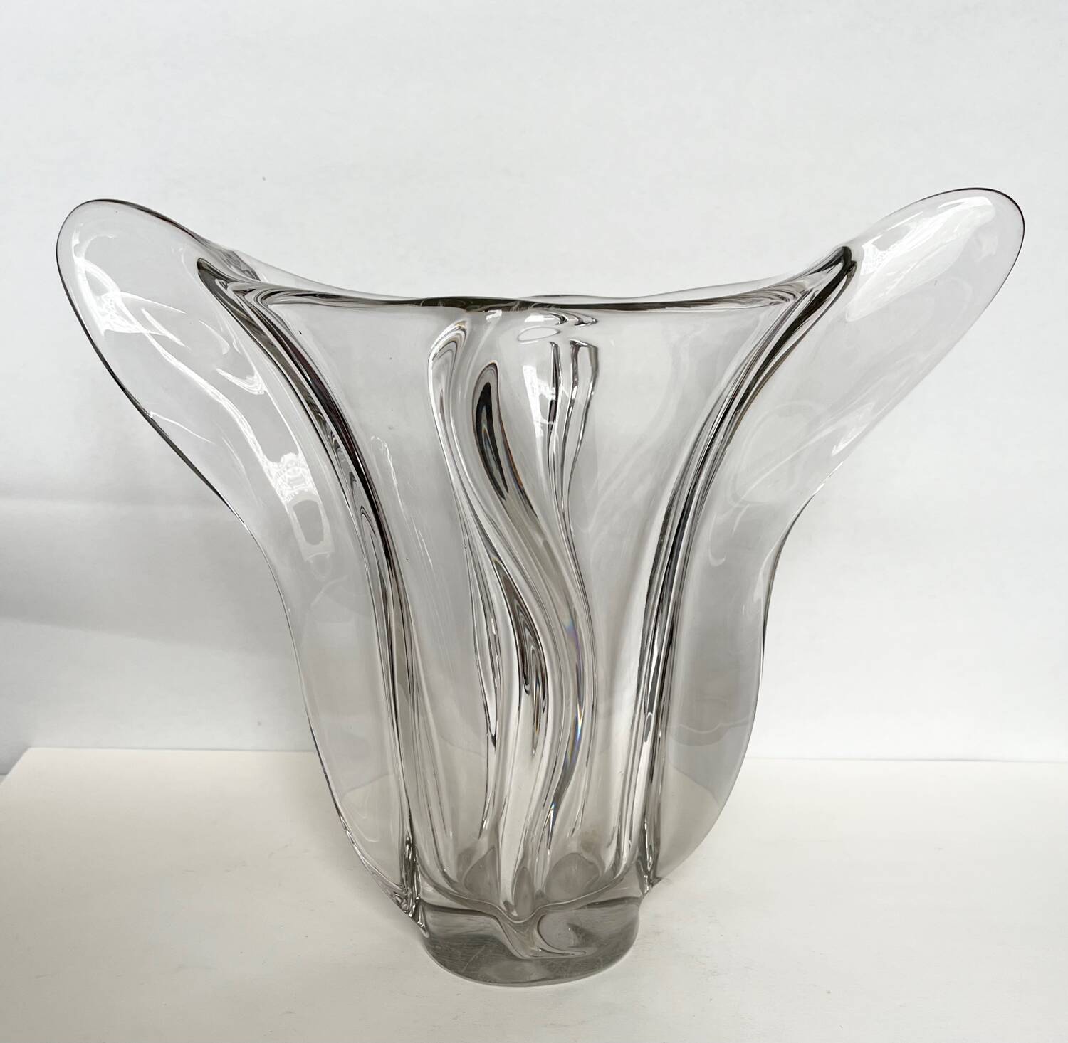 Art Nouveau crystal vase