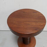 Vintage round sidetable