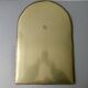 Moroccan mirror in chiseled brass, copper and silver, 70s-80s