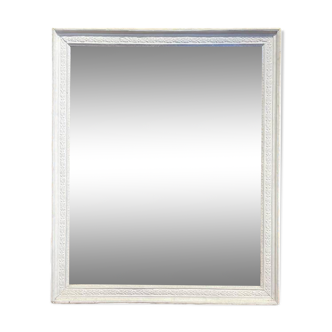 Miroir style Louis XVI blanc