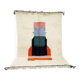 Handmade Berber rug with colourful patterns, size 150x250 cm.