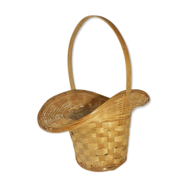 Corbeille cache pot de fleur années 70, 80
