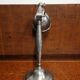 Vintage industrial pewter desk lamp