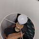Lampe Vintage 1970 Laiton & Chrome – Style Hollywood Regency