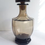 Vintage decanter in grey glass