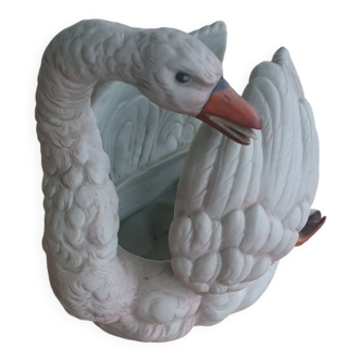 Cygne barbotine vase