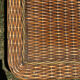 Woven rattan coffee table - 1970s