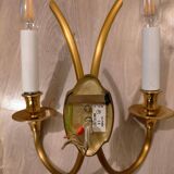 Classic applique Lucien Gau 4132 - 2 lights - Decorative details Links - H 32 cm, W 27 cm