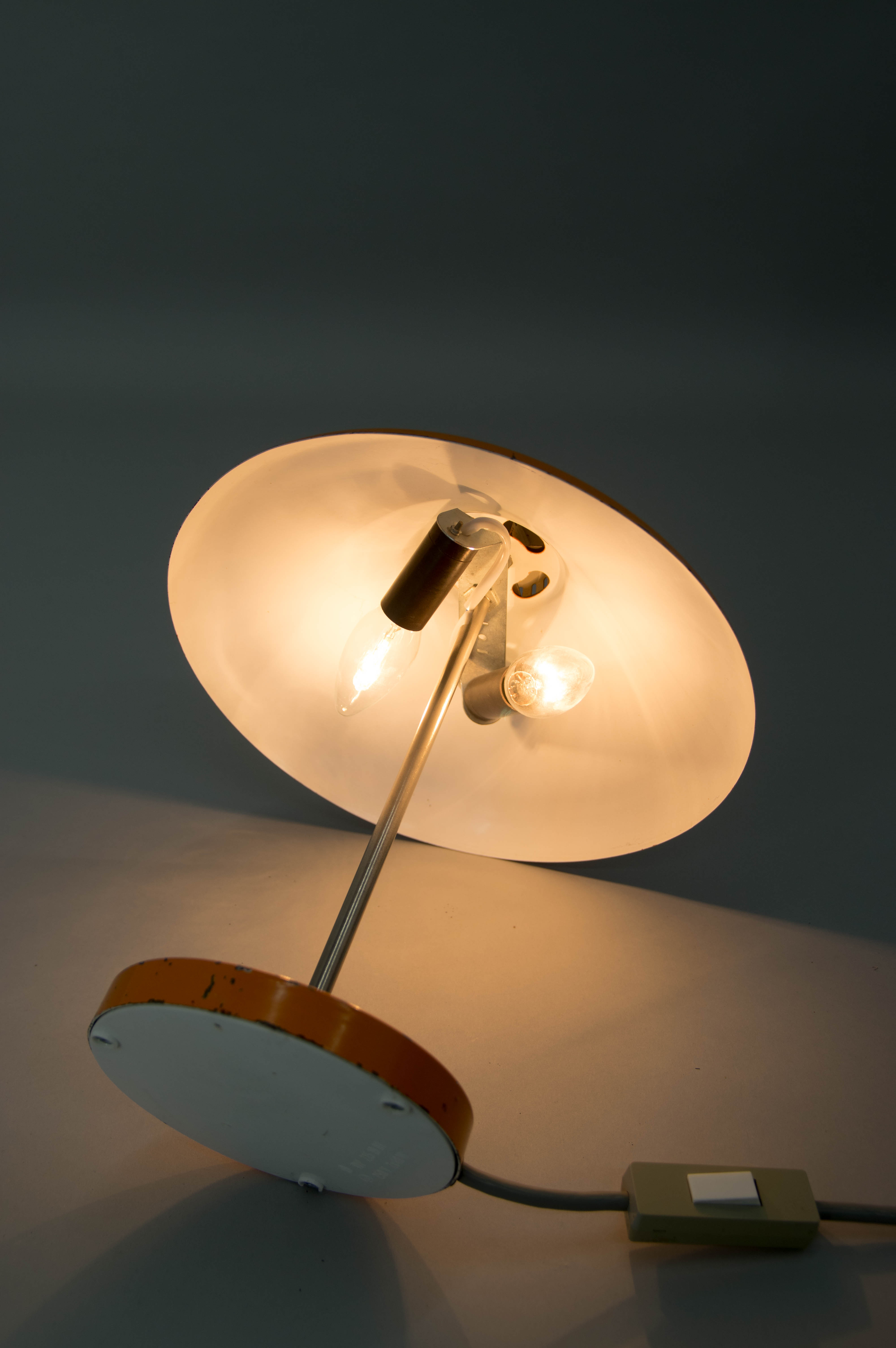 Orange Table Lamp, Germany, 1960s