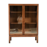 Mid-century teak and glazed display cabinet by J Nissenbaum & Son Ltd., 1970s