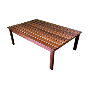 Banc à lattes wenge