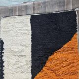 Handmade pure wool rug, traditional size 100 x 200 cm.