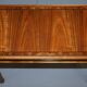 Pair of console tables David Linley 1993 walnut burr