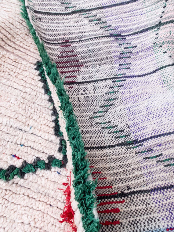 Azilal, 220 x 92 authentic hand made wool rug