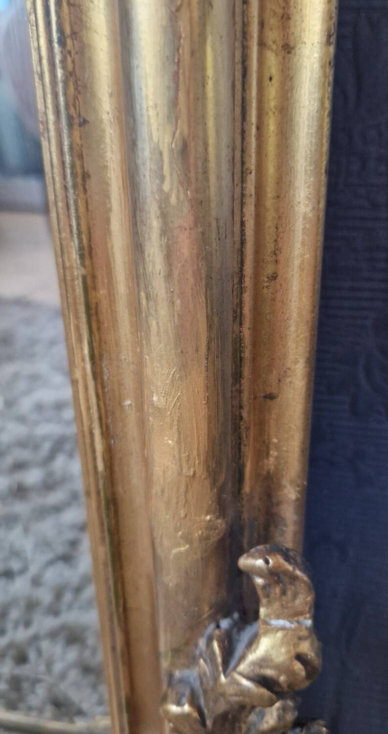Golden Louis XV mirror