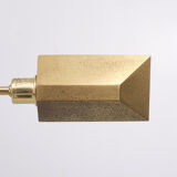 Holtkotter brass swing arm floor lamp, 1970s, germany