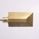 Holtkotter brass swing arm floor lamp, 1970s, germany