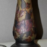 Gallé Tip Glass Paste Mushroom Lamp