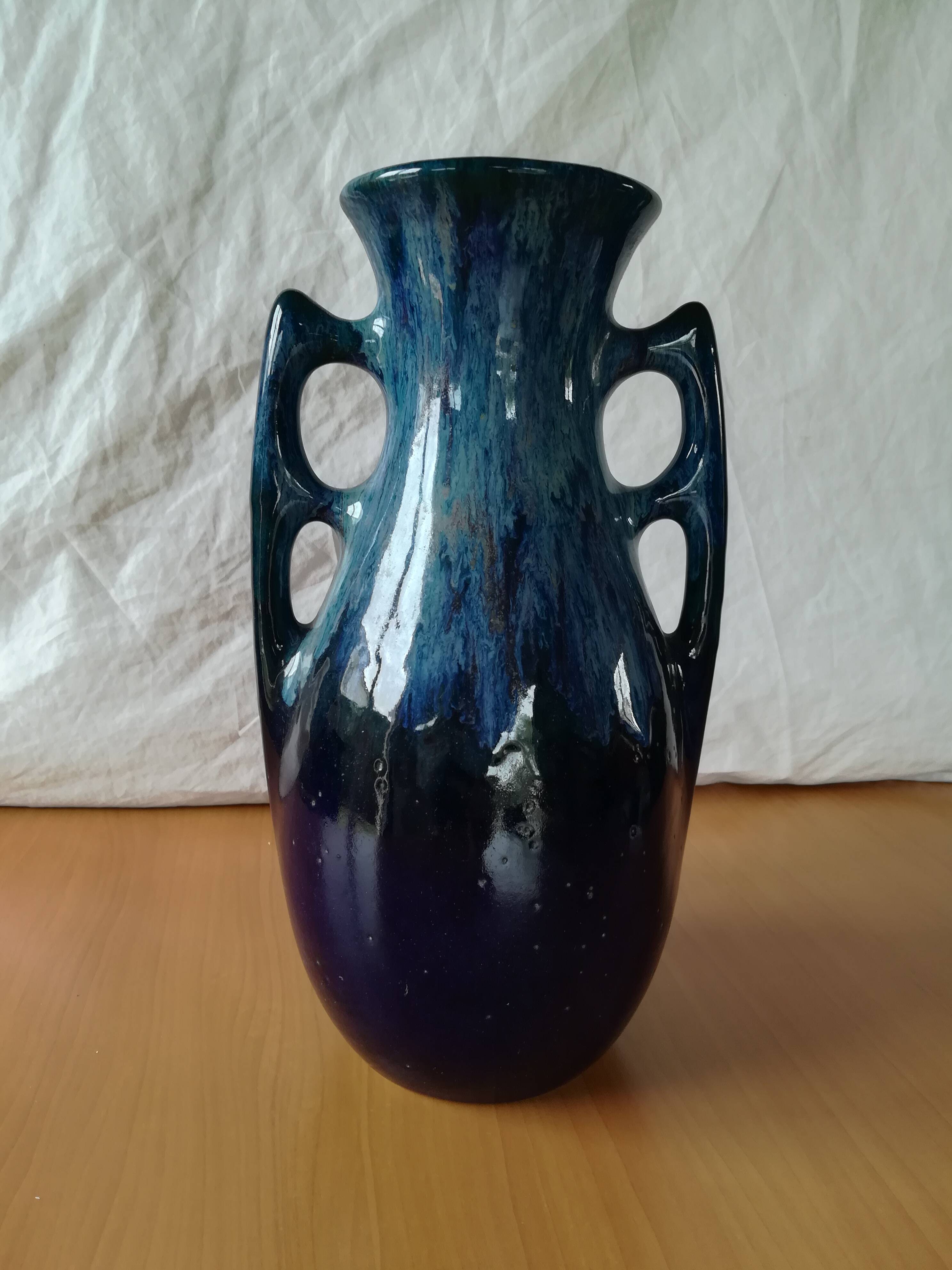 Stoneware Vase, Glazed Ceramic, Labrec Art Workshop