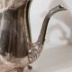 Silver-Plated Vintage Tea Set from England, 1940s: Teapot, Cups & Tray in Silver Metal