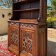 Gothic walnut sideboard / dresser